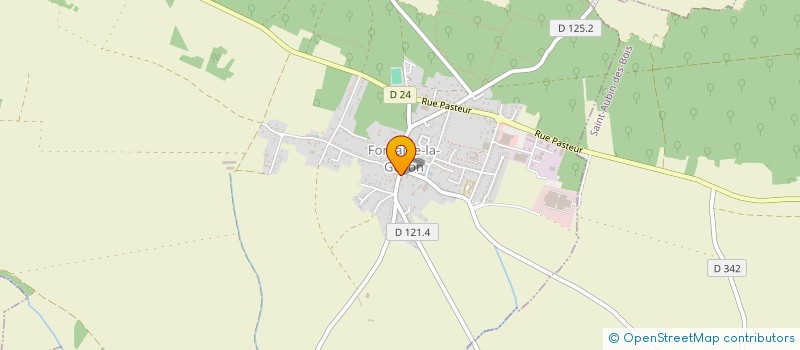 localisation de l'entreprise MADAME SANDRINE LEBOUEDEC à FONTAINE-LA-GUYON