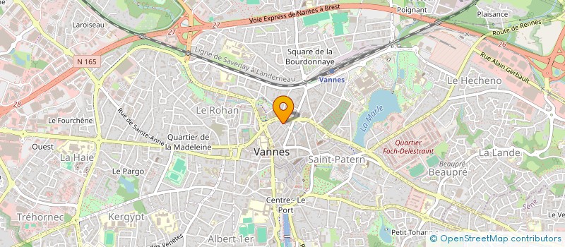 localisation de l'entreprise MADAME SANDRINE LEBRETON à VANNES