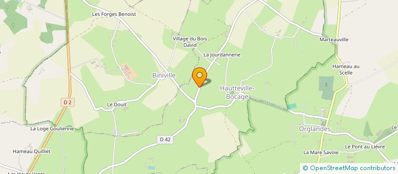 localisation de l'entreprise MADAME SANDRINE LEBRETON  GOLLEVILLE