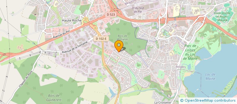 localisation de l'entreprise MADAME SANDRINE LECESTRE-VOCORET à ANGERS