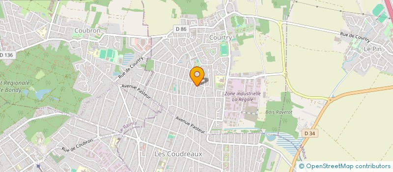 localisation de l'entreprise MADAME SANDRINE LECLAND à COURTRY