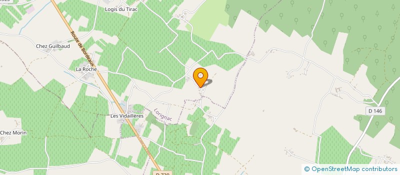 localisation de l'entreprise MADAME SANDRINE LECOMTE  LORIGNAC