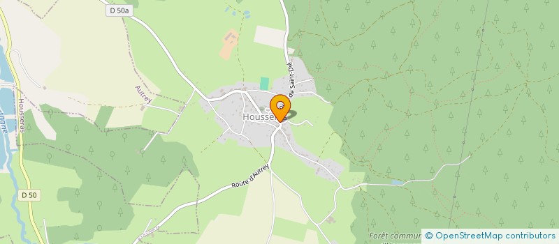 localisation de l'entreprise MADAME SANDRINE LECOMTE  HOUSSERAS