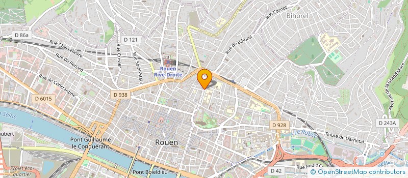 localisation de l'entreprise MADAME SANDRINE LEFEBVRE à ROUEN