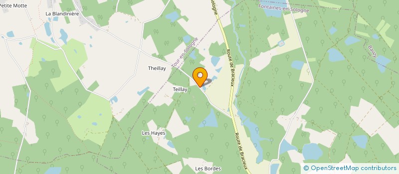 localisation de l'entreprise MADAME SANDRINE LEFEBVRE  FONTAINES-EN-SOLOGNE