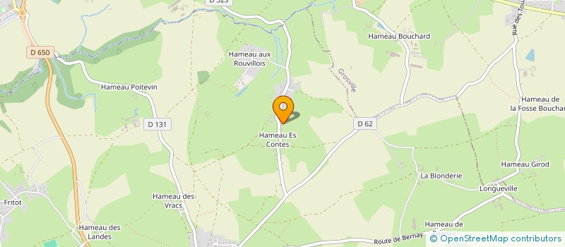 localisation de l'entreprise MADAME SANDRINE LEFEBVRE  SAINT-GERMAIN-LE-GAILLARD