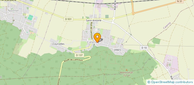 localisation de l'entreprise MADAME SANDRINE LEFEBVRE  CATENOY