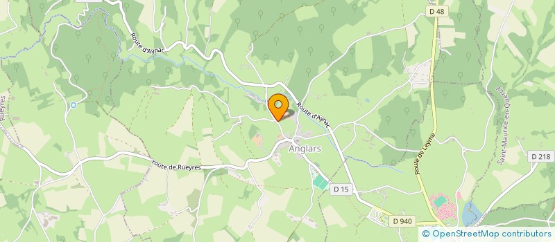 localisation de l'entreprise MADAME SANDRINE LEFEUVRE  ANGLARS