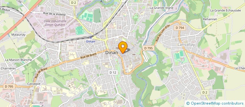 localisation de l'entreprise MADAME SANDRINE LEFEVRE à DINAN