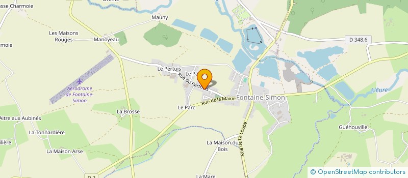 localisation de l'entreprise MADAME SANDRINE LEFOL à FONTAINE-SIMON
