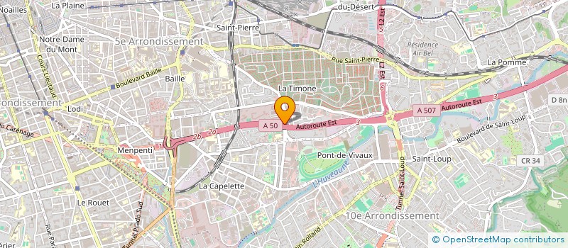 localisation de l'entreprise MADAME SANDRINE LEFORESTIER  MARSEILLE