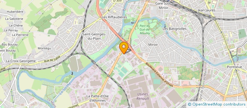 localisation de l'entreprise MADAME SANDRINE LEGARDINIER  LE MANS