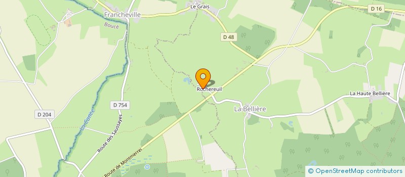localisation de l'entreprise MADAME SANDRINE LEGAY à LA BELLIERE