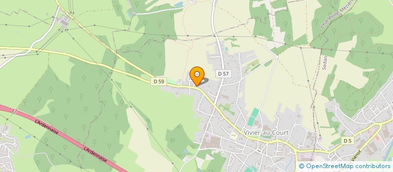 localisation de l'entreprise MADAME SANDRINE LEGAY  VIVIER-AU-COURT