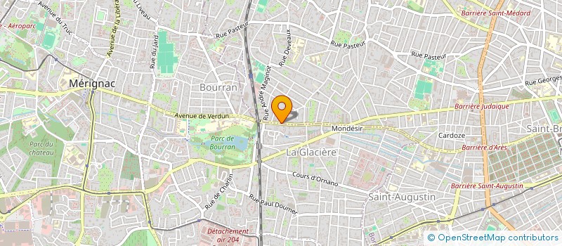 localisation de l'entreprise MADAME SANDRINE LEGEAY à BORDEAUX