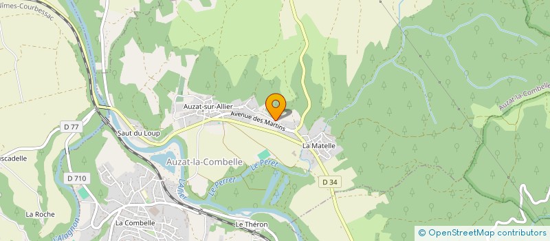 localisation de l'entreprise MADAME SANDRINE LEGER à AUZAT-LA-COMBELLE