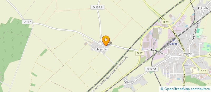 localisation de l'entreprise MADAME SANDRINE LEGIER à EOLE-EN-BEAUCE