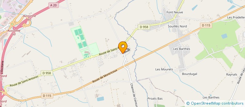 localisation de l'entreprise MADAME SANDRINE LEGOUIX  MONTAUBAN