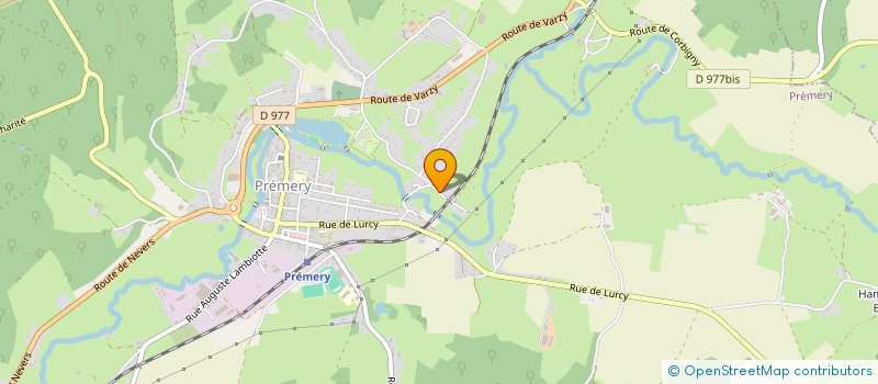 localisation de l'entreprise MADAME SANDRINE LEGRAIN  PREMERY