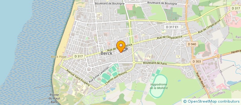 localisation de l'entreprise MADAME SANDRINE LEGRAND  BERCK