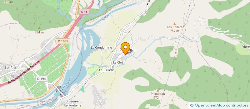 localisation de l'entreprise MADAME SANDRINE LEGRAND à CURBANS