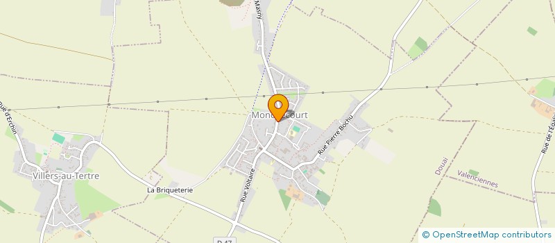 localisation de l'entreprise MADAME SANDRINE LEGRAND à MONCHECOURT