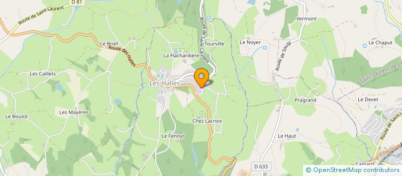 localisation de l'entreprise MADAME SANDRINE LEGUAY  LES HALLES