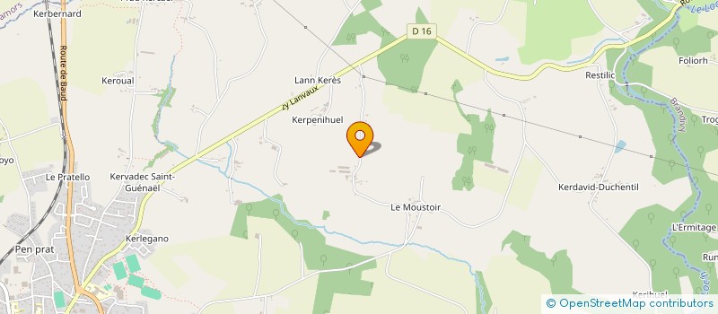 localisation de l'entreprise MADAME SANDRINE LEJEUNE  PLUVIGNER