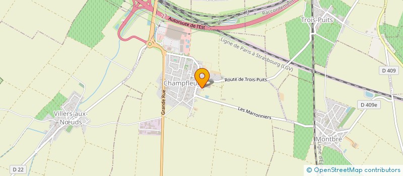 localisation de l'entreprise MADAME SANDRINE LEJEUNE  CHIGNY-LES-ROSES