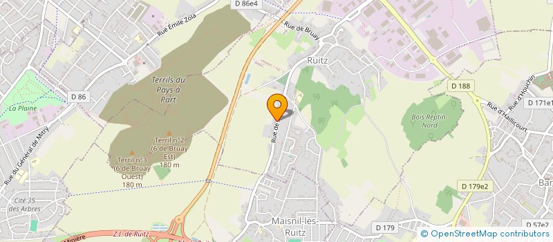 localisation de l'entreprise MADAME SANDRINE LELEU  RUITZ