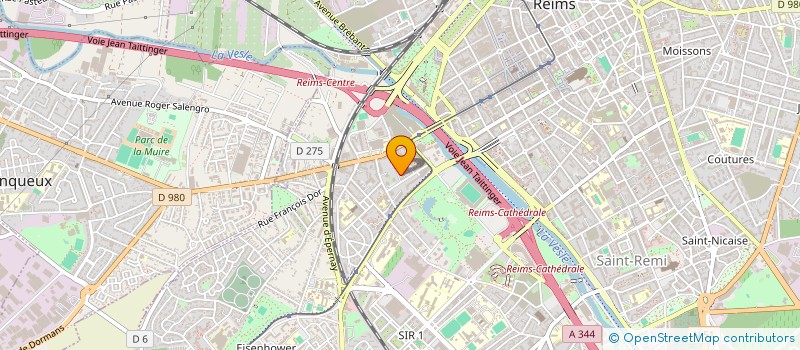 localisation de l'entreprise MADAME SANDRINE LEMAIRE  REIMS