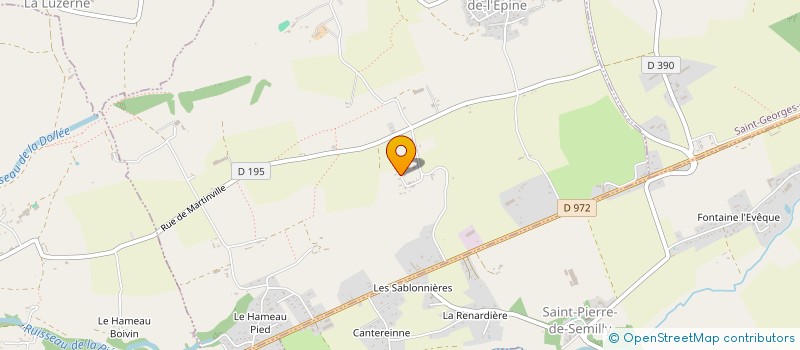 localisation de l'entreprise MADAME SANDRINE LEMAITRE  SAINT-ANDRE-DE-L'EPINE