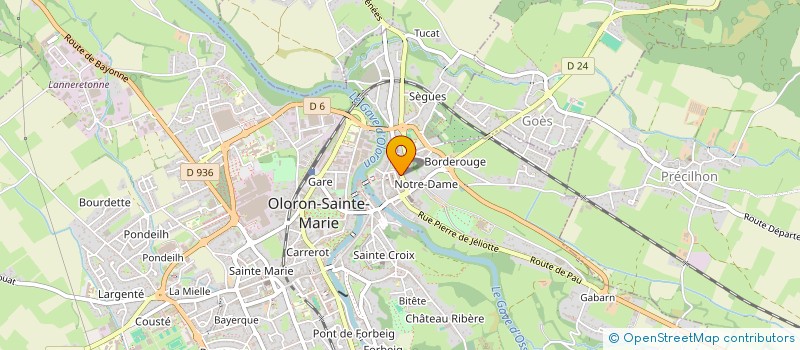 localisation de l'entreprise MADAME SANDRINE LEMEE  OLORON-SAINTE-MARIE