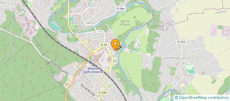 localisation de l'entreprise MADAME SANDRINE LENCREROT  QUINCY-SOUS-SENART