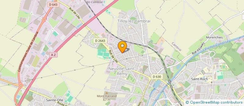 localisation de l'entreprise MADAME SANDRINE LENGLET  NEUVILLE-SAINT-REMY