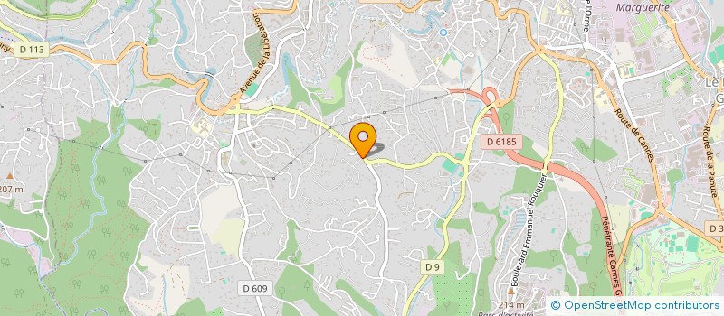 localisation de l'entreprise MADAME SANDRINE LEON à GRASSE