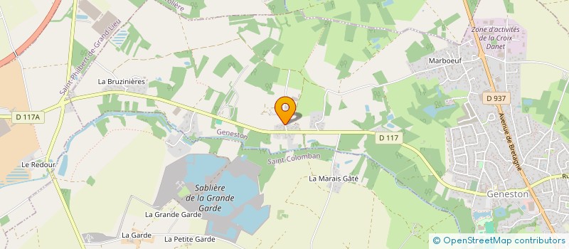 localisation de l'entreprise MADAME SANDRINE LEPENANT  GENESTON