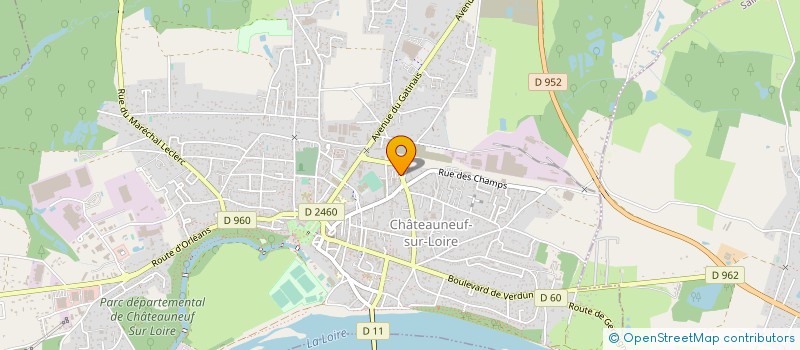 localisation de l'entreprise MADAME SANDRINE LEPILLER à CHATEAUNEUF-SUR-LOIRE