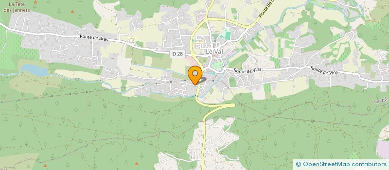 localisation de l'entreprise MADAME SANDRINE LEQUESNE  LE VAL