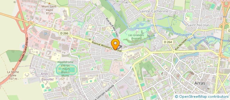 localisation de l'entreprise MADAME SANDRINE LEREGLE à ARRAS