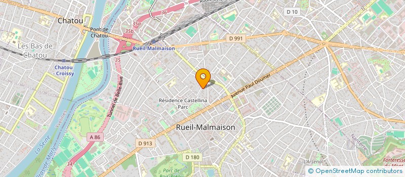 localisation de l'entreprise MADAME SANDRINE LEROUX à RUEIL-MALMAISON