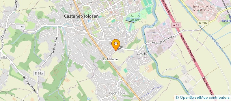 localisation de l'entreprise MADAME SANDRINE LEROUX à CASTANET-TOLOSAN