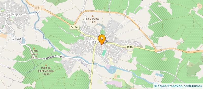 localisation de l'entreprise MADAME SANDRINE LEROY  PUISSERGUIER