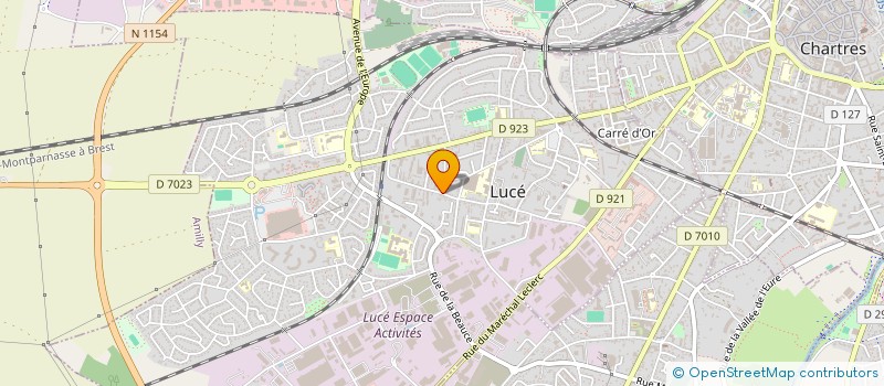 localisation de l'entreprise MADAME SANDRINE LEROY à LUCE
