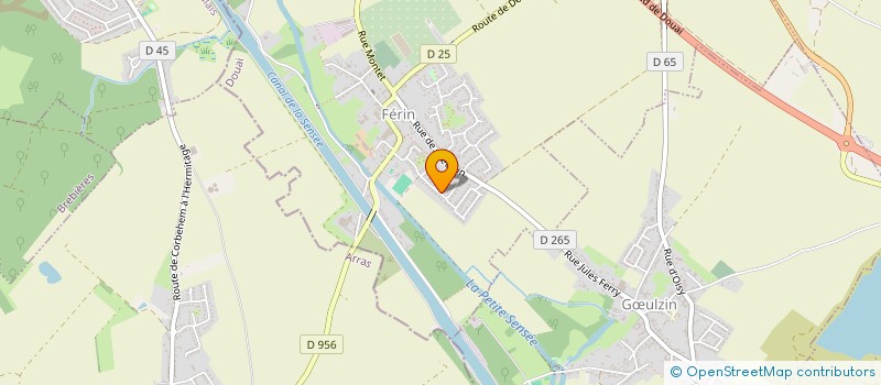 localisation de l'entreprise MADAME SANDRINE LEROY  FERIN