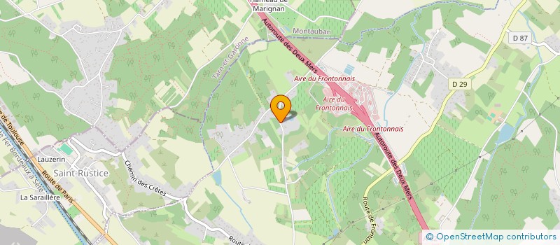 localisation de l'entreprise MADAME SANDRINE LEVASSEUR  CASTELNAU-D'ESTRETEFONDS