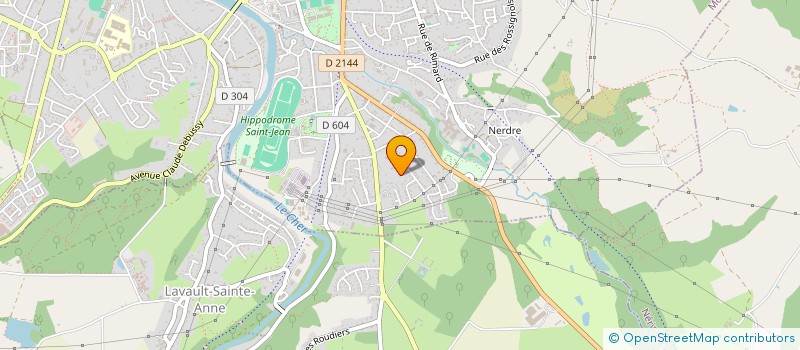 localisation de l'entreprise MADAME SANDRINE LEVEAU à MONTLUCON