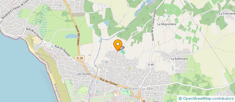 localisation de l'entreprise MADAME SANDRINE LEVEQUE à BREM-SUR-MER