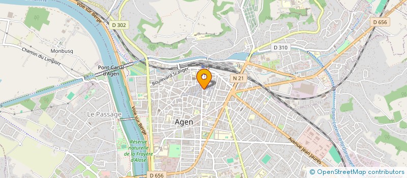 localisation de l'entreprise MADAME SANDRINE LEVIGNAC  AGEN