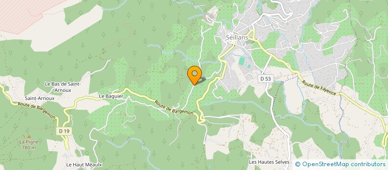 localisation de l'entreprise MADAME SANDRINE LEWY  SEILLANS